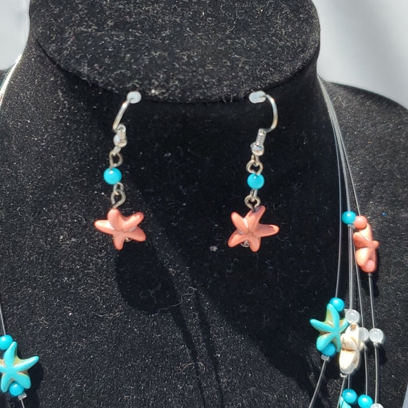 Starfish Necklace Set  *Costume/Fashion Jewelry * - Picture 2 of 5